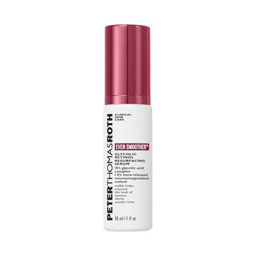 Peter Thomas Roth | Even Smoother Glycolic Retinol Resurfacing Serum | Glycolic Acid Serum with Retinol for Uneven Texture and Tone, 1 fl. oz. : Beauty & Personal Care