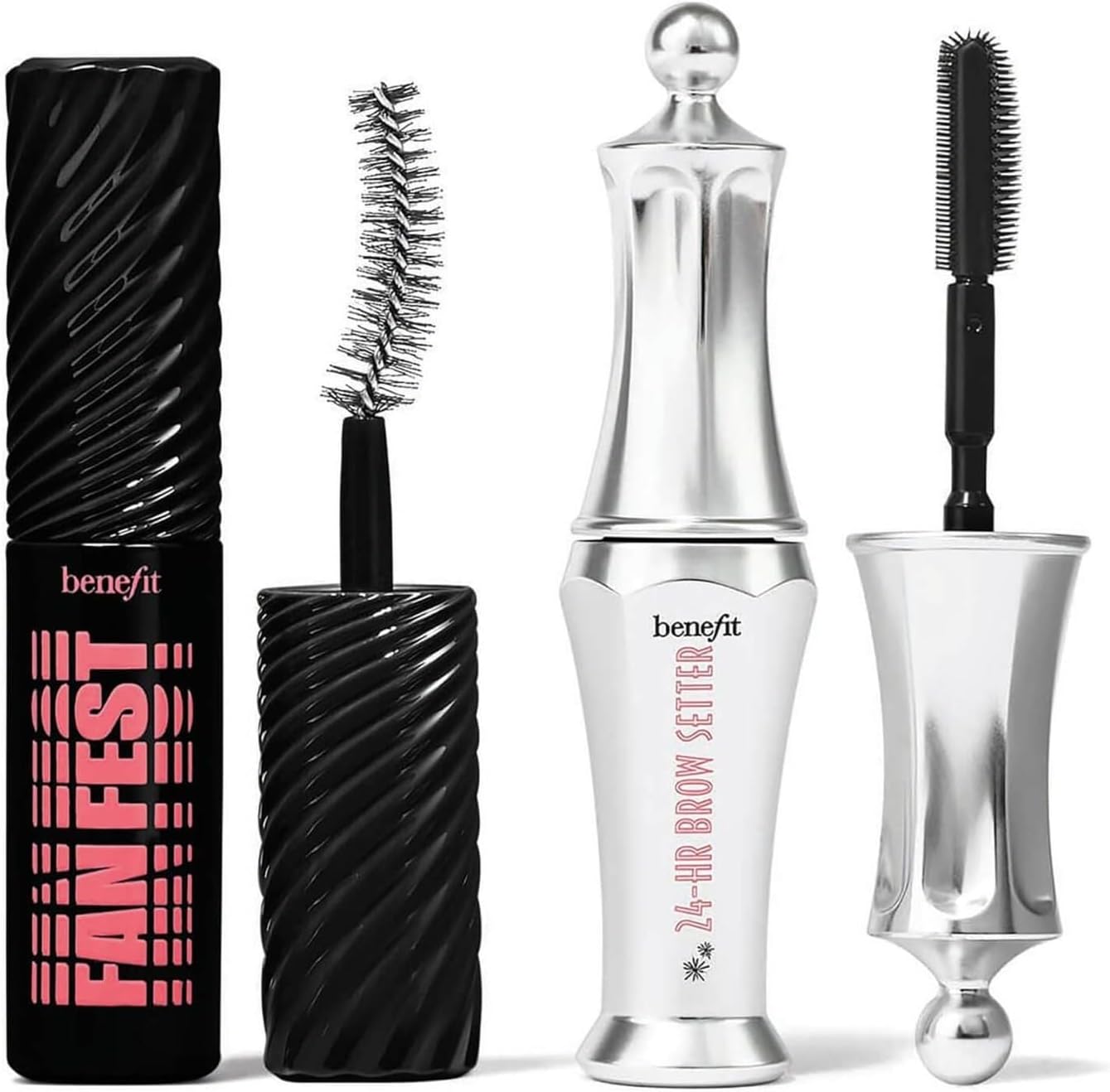 Benefit Lash & Brow Bells Duo - Mini Fan Fest mascara & 24-hr brow setter (Worth £27)