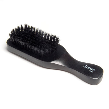 Diane 100% Boar Bristle Club Wave Brush for Men and Women – Soft Bristles for Fine to Medium Hair – Use for Detangling, Smoothing, Wave Styles, Soft on Scalp, Restore Shine and Texture