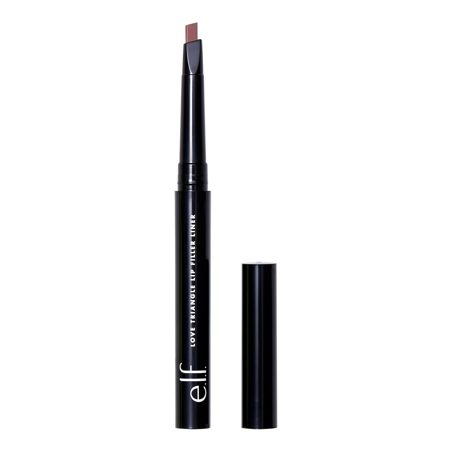 E.L.F. Love Triangle Lip Filler Liner, 2-In-1 Lipliner Pencil For Sculpting & Filling, Long-Lasting Intense Color, Vegan & Cruelty-Free, Mauve