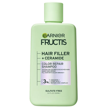 Garnier Fructis Hair Filler Color Repair Shampoo with Ceramide, 10.1 FL OZ, 1 Count