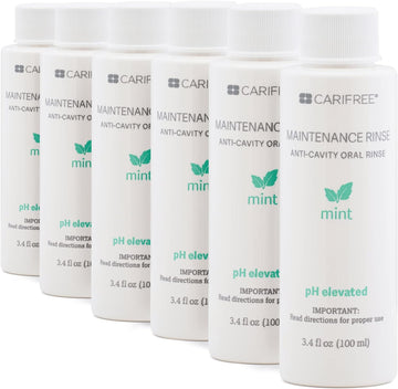 CariFree Maintenance Rinse, Mint (Travel Sized, Pack of 6)