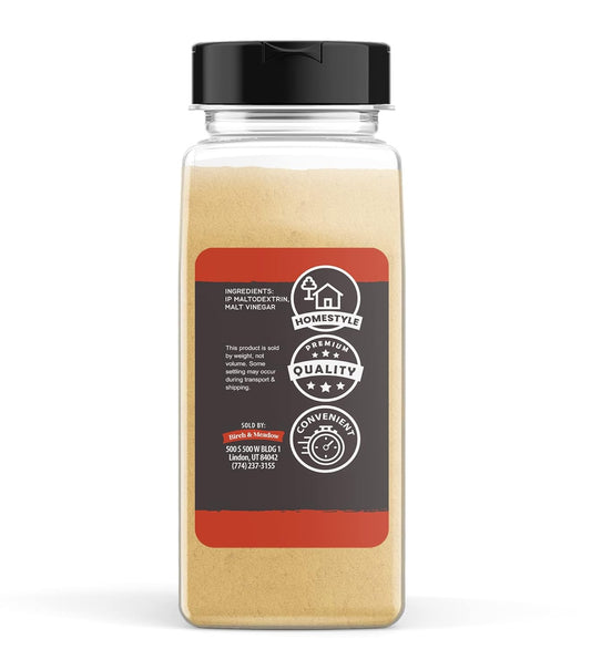 Birch & Meadow 14 Oz Of Malt Vinegar Powder, Zesty Seasoning, Sweet & Tangy