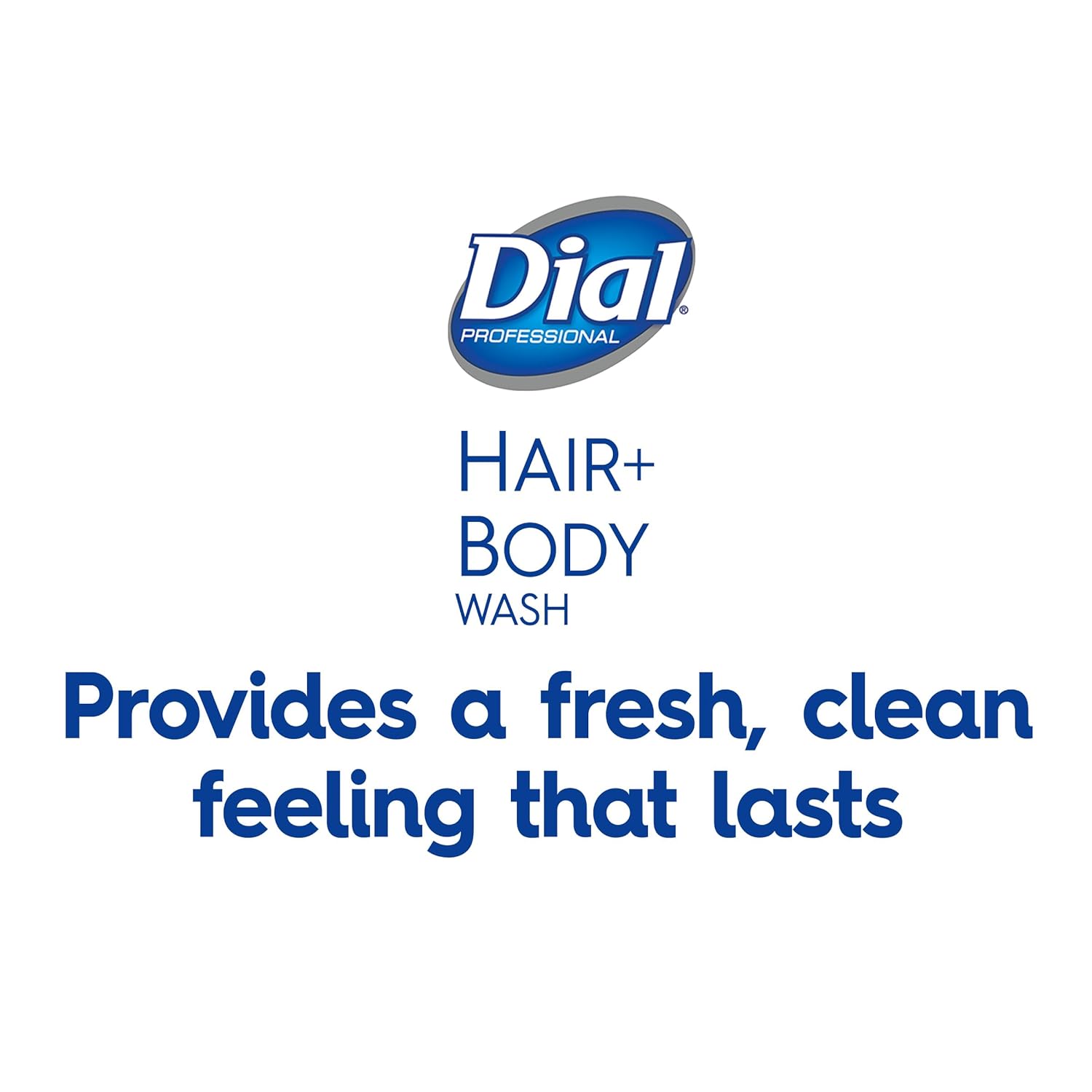 Dial Professional Hair + Body Wash, 1 Gallon Refill Bottle (Pack of 4) : Beauty & Personal Care