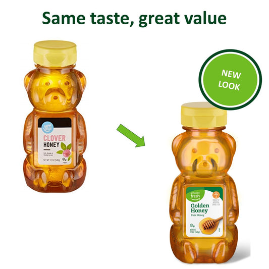 Amazon Fresh, Golden Honey, 12 Oz (Previously Happy Belly, Packaging May Vary)