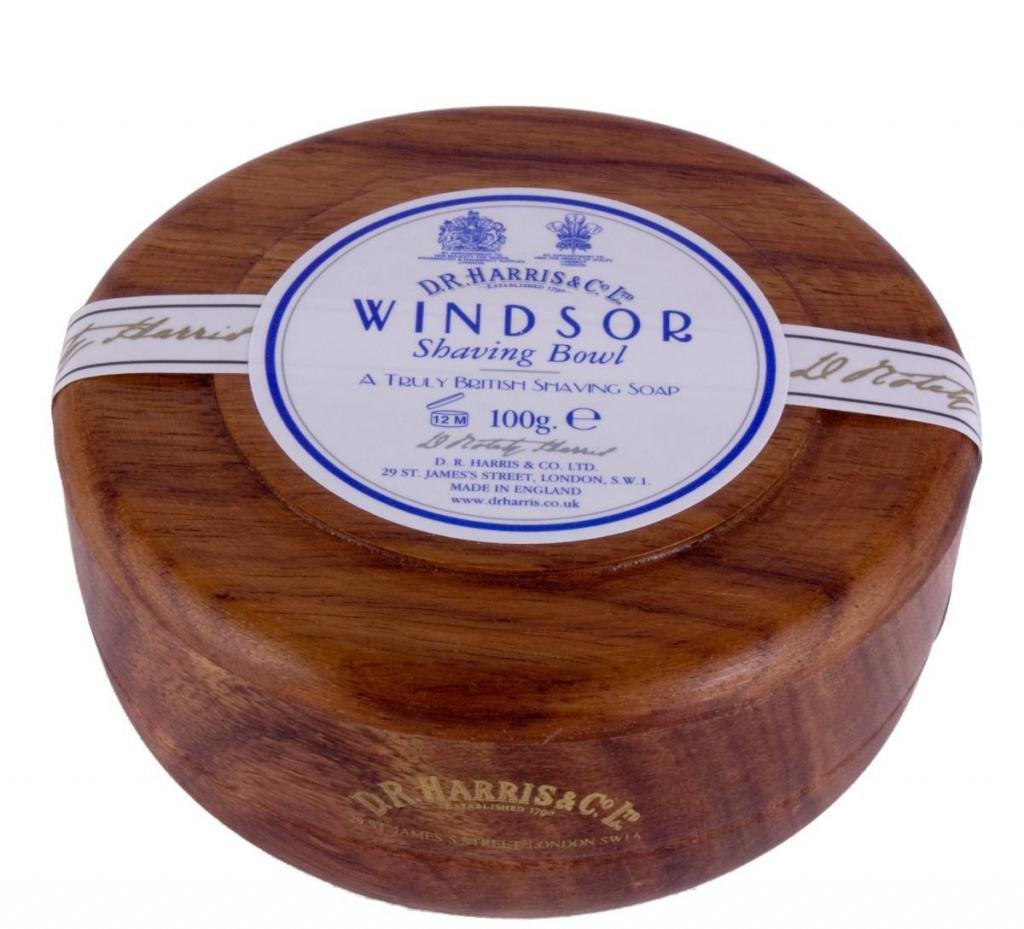 D.R.Harris & Co Windsor Mahogany Effect Shaving Bowl & Shaving Soap : Beauty & Personal Care