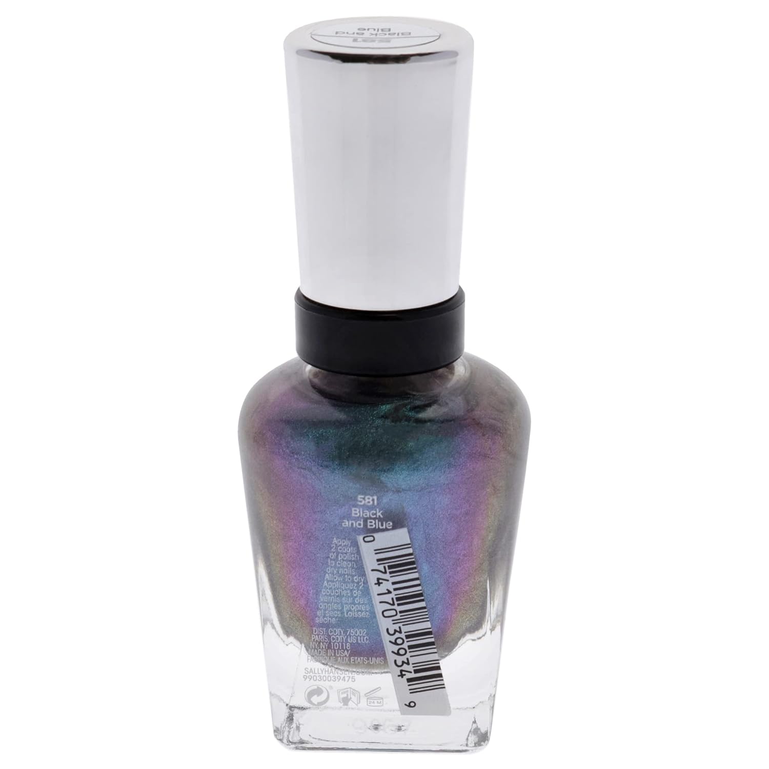 Sally Hansen - Complete Salon Manicure Nail Color, Metallics, Black and Blue : Nail Polish : Beauty & Personal Care