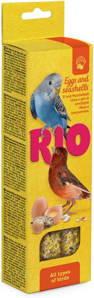 RIO Sticks for all birds with eggs and seashells, 80 g?22170