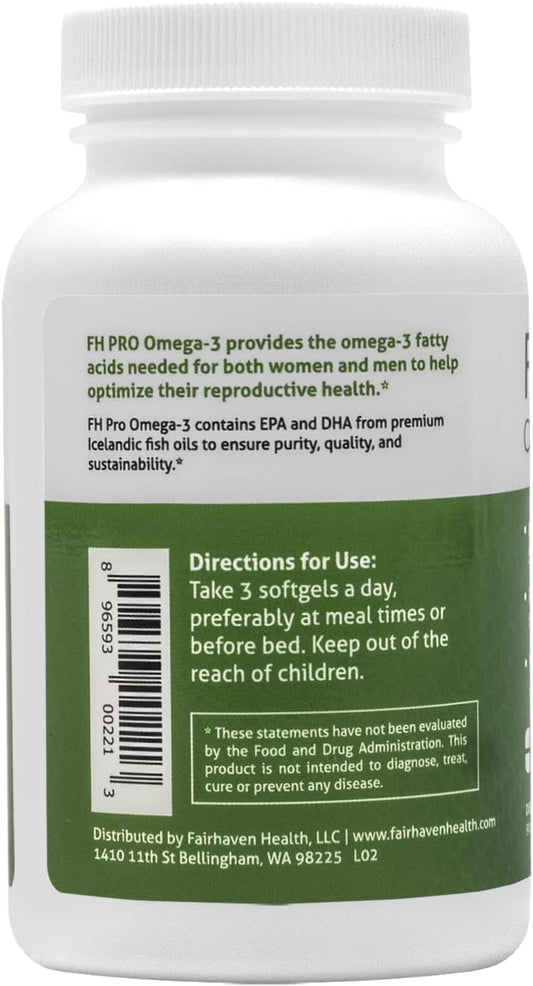 FH PRO Omega 3, Premium Icelandic Fish Oil Supplement for Healthy Preg