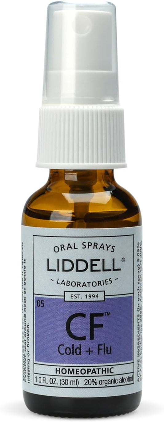 Liddell Homeopathic Cold and Flu Spray, 1 Ounce