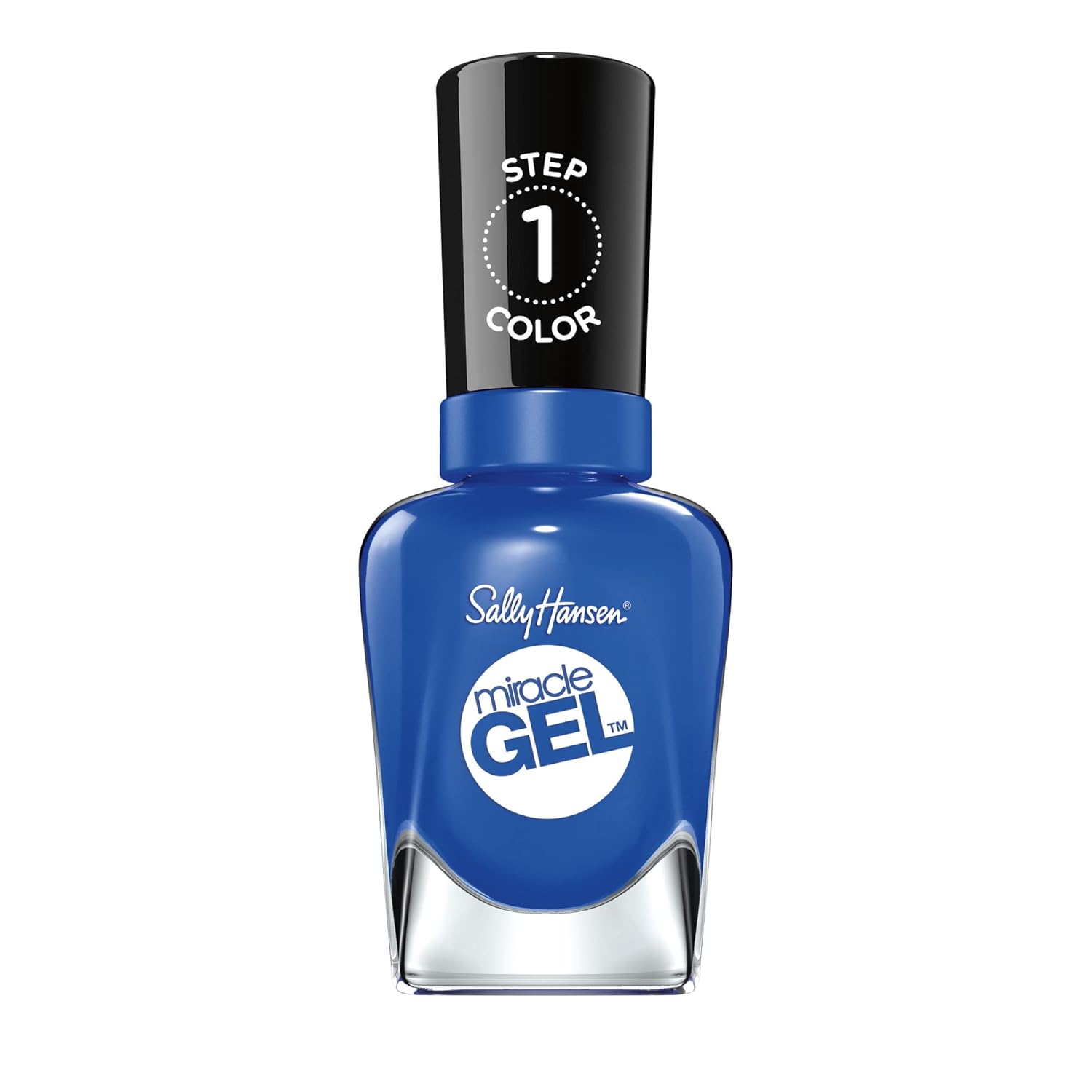 Sally Hansen Miracle Gel™, Tidal Wave, Long Lasting, Gel-Like Formula, No Uv Lamp Needed, Blue Nail Polish