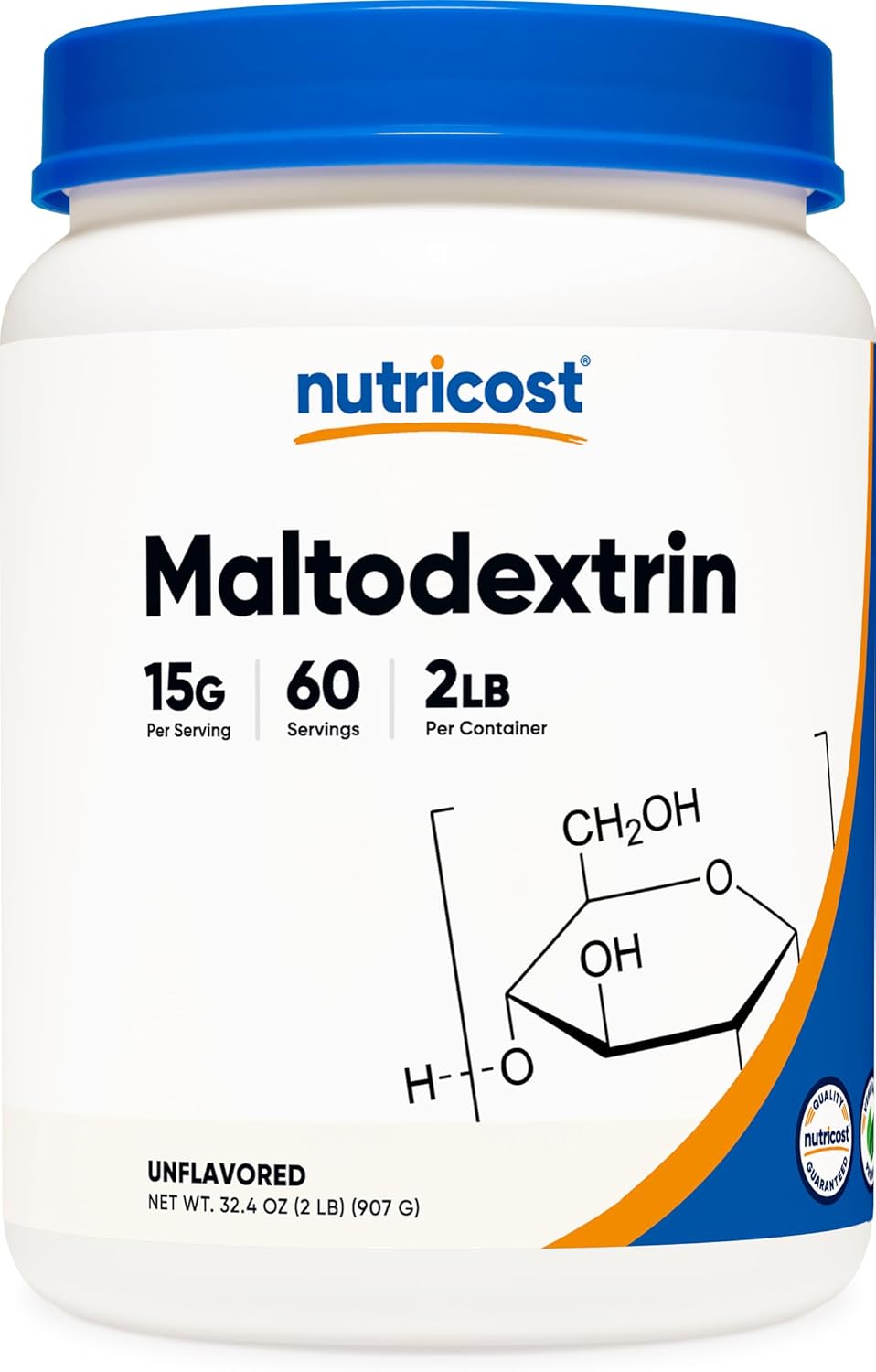 Nutricost Maltodextrin Powder 2Lbs - Gluten Free, Non-Gmo