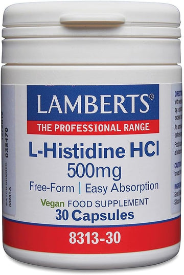 Lamberts L-Histidine 500Mg 30¬†Capsules