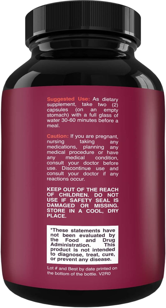 Natures Craft Forskolin Weight Loss Supplement For Men & Women Pure Coleus Forskohlii Extract Diet Pills Fat Burner Capsules Natural Appetite Suppressant Metabolism Booster Extra Strength