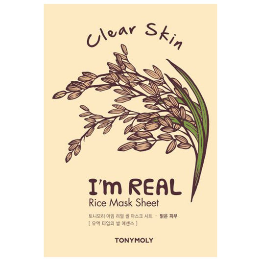 Tonymoly Rice Sheet Mask, 10 Count - Hydrating Skin Treatment