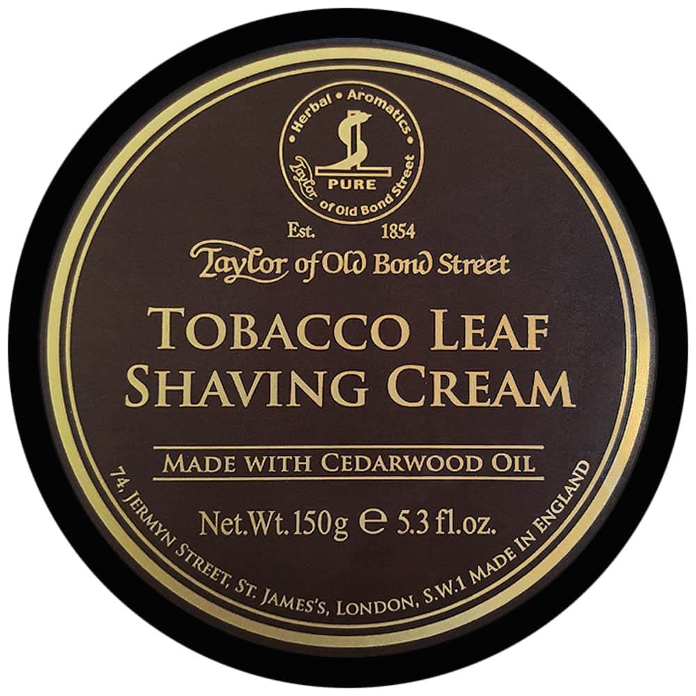 Taylor Of Old Bond Street Tobacco Leaf Shaving Cream Bowl, 5.3 Ounce : Beauty & Personal Care