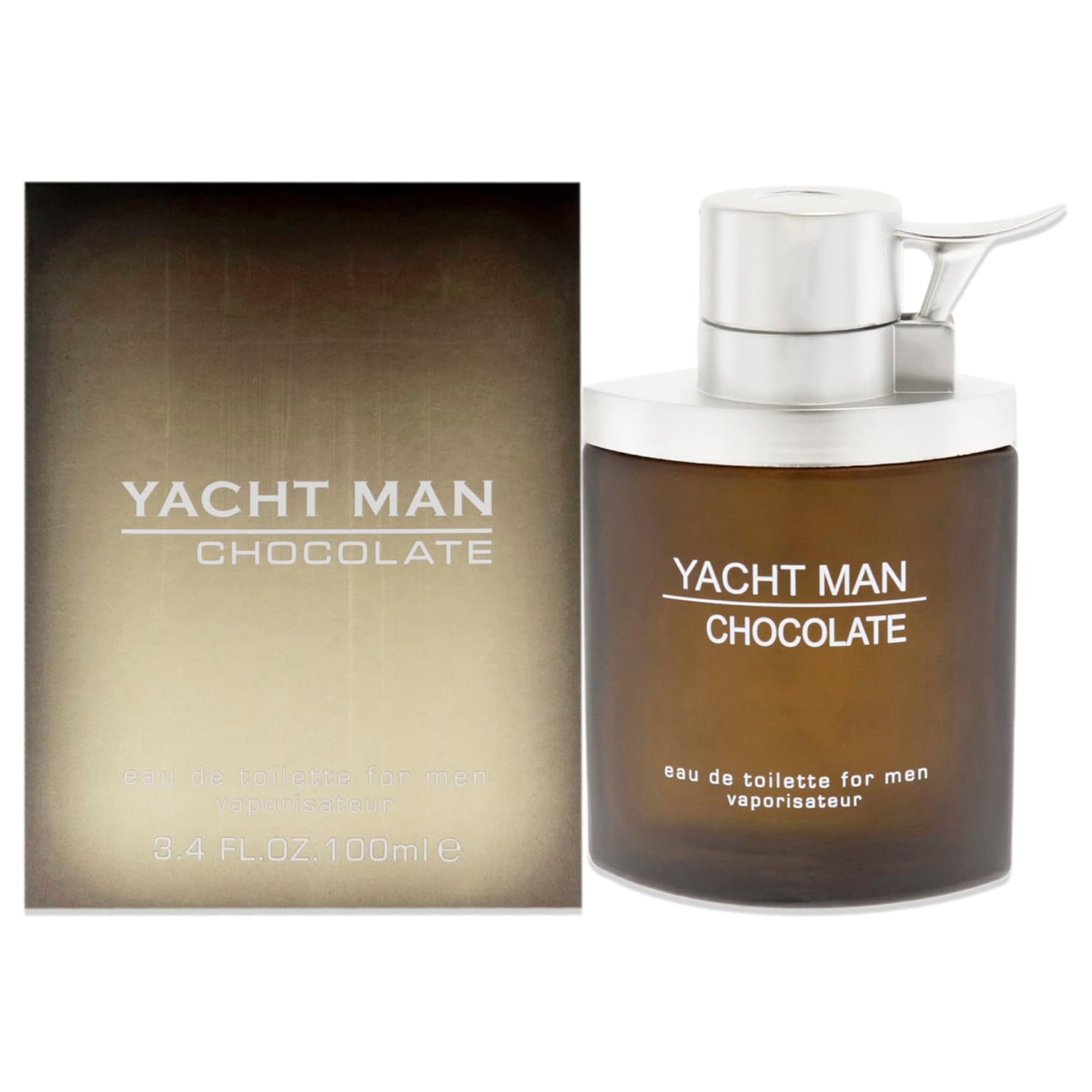 Myrurgia Yacht Man Eau De Toilette Spray For Men, Chocolate, 3.4 Ounce : Perfume For Men : Beauty & Personal Care