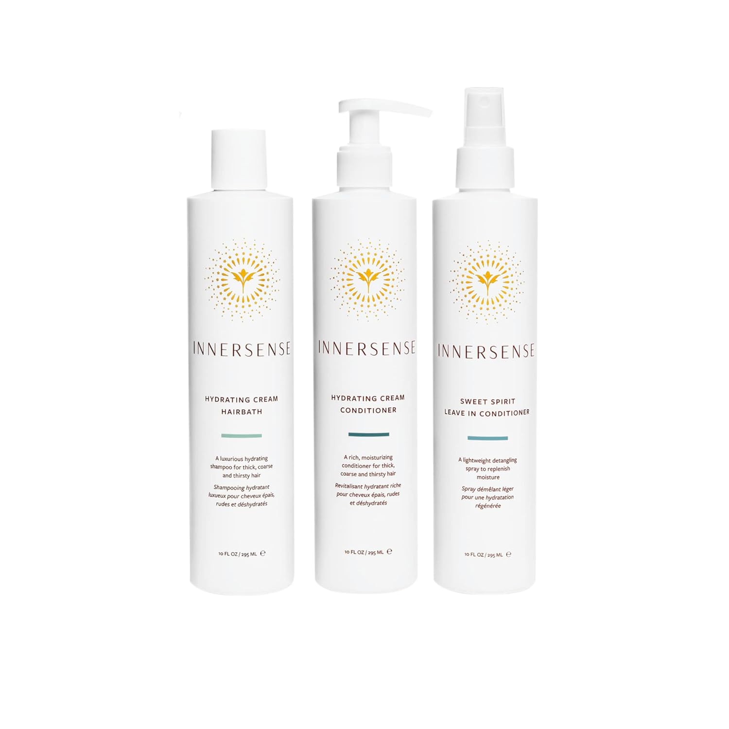 Innersense Organic Beauty - The Hydrate Trio Collection | Non-Toxic, Cruelty-Free, Sustainable Haircare (Full Size)