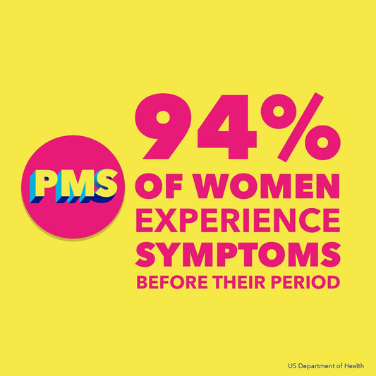 Midol, Caffeine Free, Menstrual Period Symptoms Relief Including Premenstrual Cramps, Pain, Headache, And Bloating, For Teens And Adults, Caplets, 24 Count