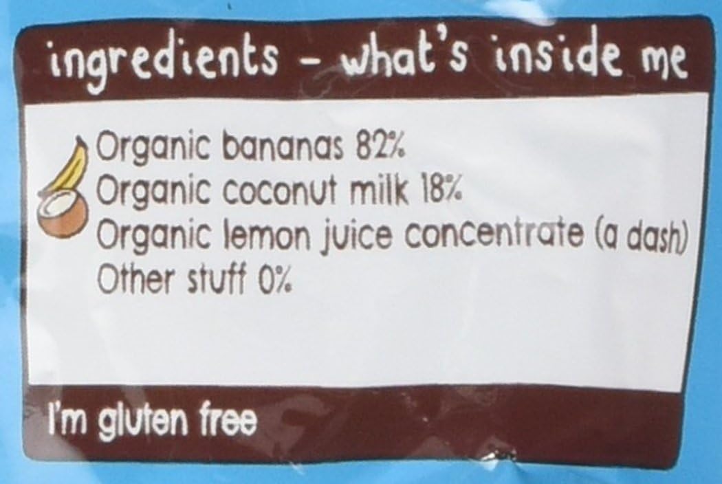 Ella'S Kitchen Organic Bananas + Coconuts Pouch, 120G
