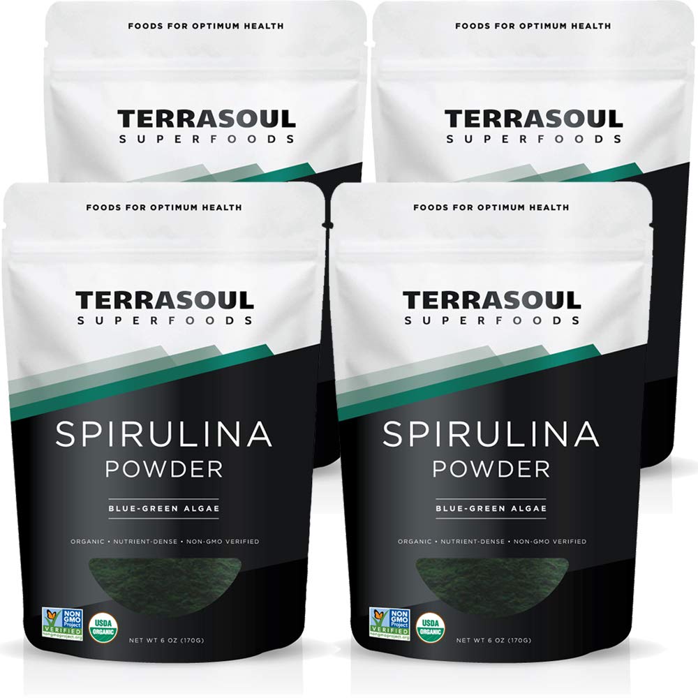 Terrasoul Superfoods Spirulina Powder (Organic), 24 Ounces