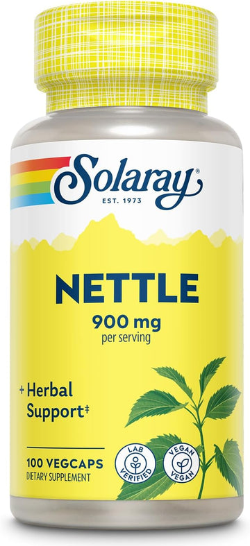 Solaray Nettle Leaves Supplement, 450 Mg | 100 Count