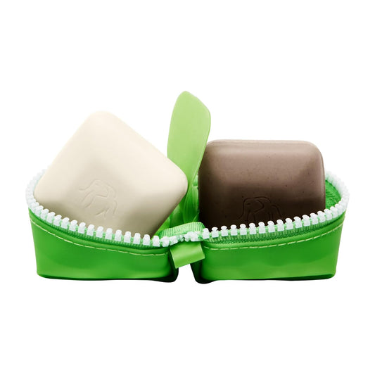 Drunk Elephant Juju And Pekee Baby Bars - With Travel-Friendly Case - 28 G/1 Oz Each - Clean Clinical Skincare - Cruelty-Free - Dermatologist-Tested - Free Of Essential Oils, Silicones, And Fragrance