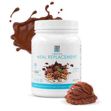 Yes You Can! Complete Meal Replacement - 15 Servings, 20G Of Protein, 0G Added Sugars, 21 Vitamins And Minerals - All-In-One Nutritious Meal Replacement Shake (Chocolate)