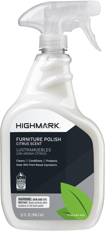 Highmark® Furniture Polish Cleaner, Citrus Scent, 32 Oz