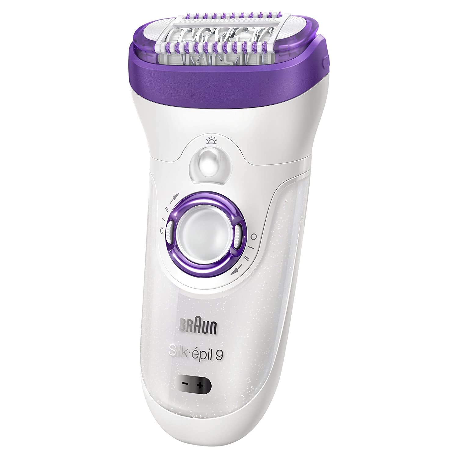 Braun Epilator Silk-Epil 9 9-579, Facial Hair Removal For Women, Facial Cleansing Brush, Womens Shaver, Wet & Dry, Cordless And 7 Extras