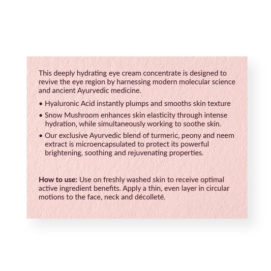 Avya Hydroveda Moisturizer (1.7Oz) - Advanced Ayurvedic Skincare/Hyaluronic Acid With Snow Mushroom/Soothes And Hydrates For Youthful Skin