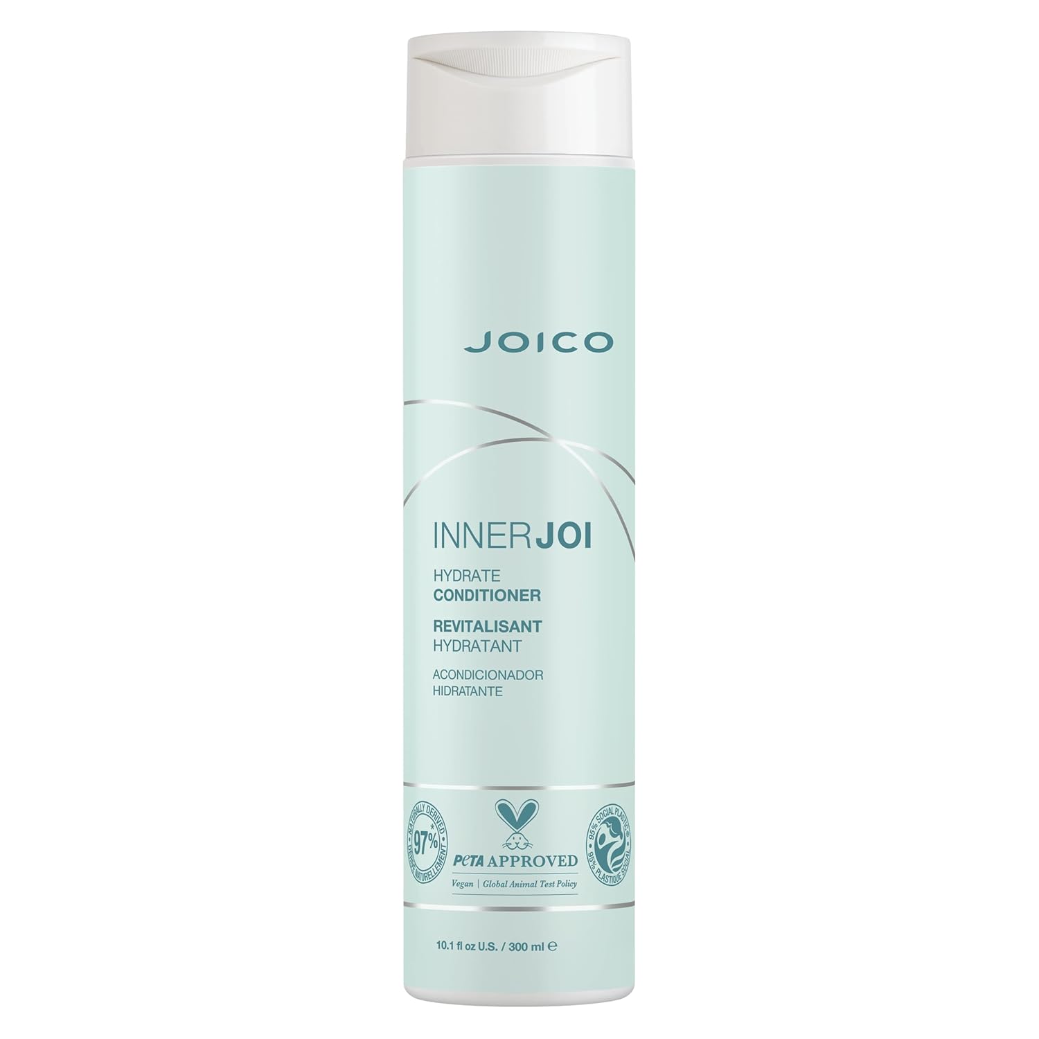 Joico Innerjoi Hydrate Conditioner | For Dry Hair & Scalp | Sulfate & Paraben Free | Naturally-Derived Vegan Formula