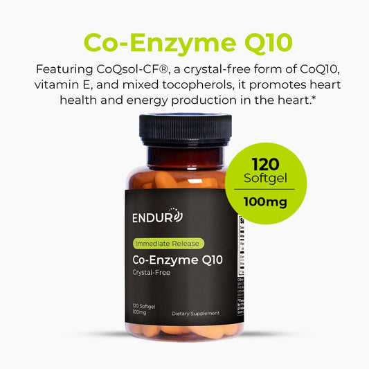 Co-Enzyme Q10 Crystal-Free (120 Softgels)