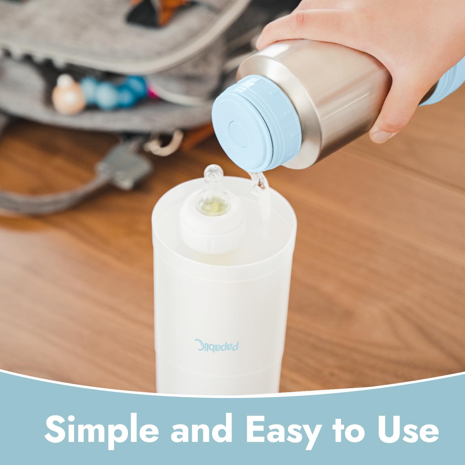 Papablic Portable Travel Baby Bottle Warmer On The Go, Fits Most Car Cup Holders, 12 oz : Baby