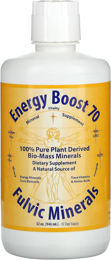 Energy Boost 70, Fulvic Minerals, 32 oz (946 ml), Morningstar Minerals