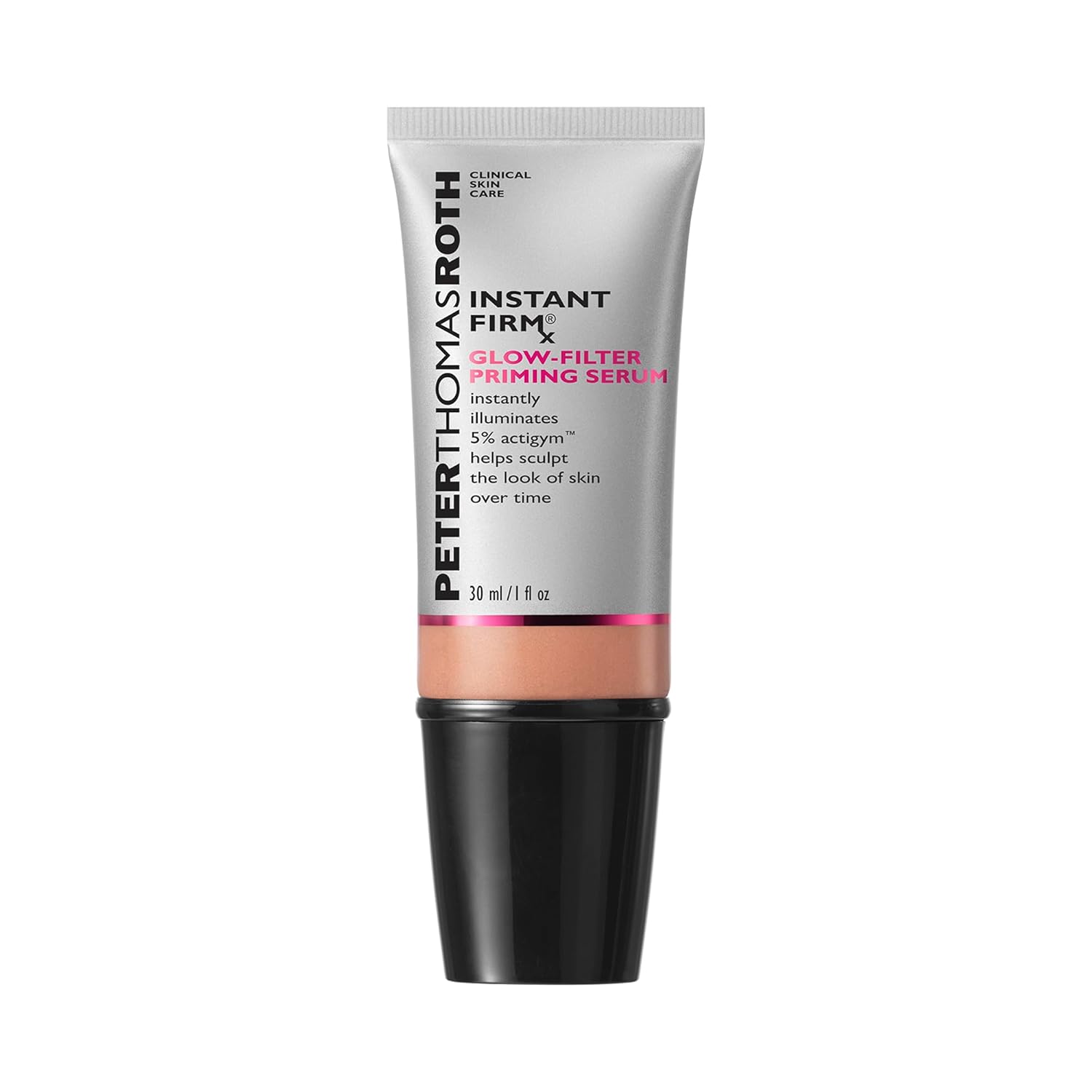 Peter Thomas Roth | Instant Firmx Glow-Filter Priming Serum, Illuminating And Firming Serum, Helps Sculpt The Look Of Skin Over Time, Blends Onto All Skin Tones