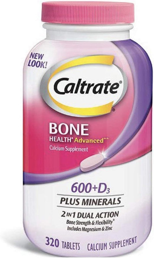 Caltrate 600Mg + D3 With Minerals, 320 Count : Health & Household