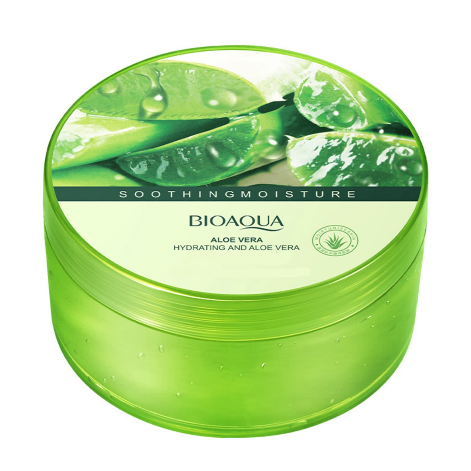 Bioaqua Aloe Vera Extract Gel Hydrating Moisturizing Soothing Skin Care Essence 300G/10.58Oz