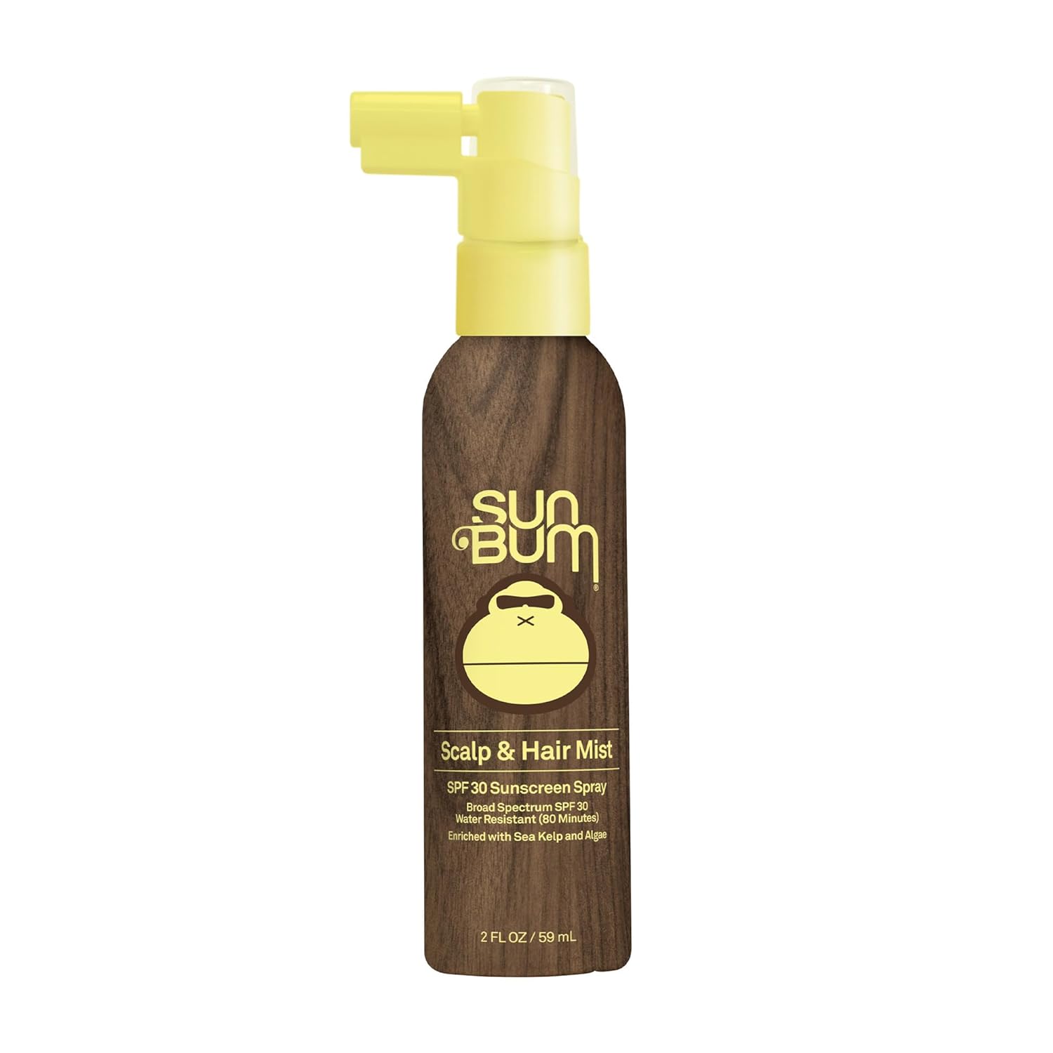 Sun Bum Original Spf 30 Sunscreen Scalp And Hair Mist I Vegan And Hawaii 104 Act Compliant (Octinoxate Oxybenzone Free) I Broad Spectrum Uva/Uvb Sunscreen Spray With Vitamin E I 2 Oz