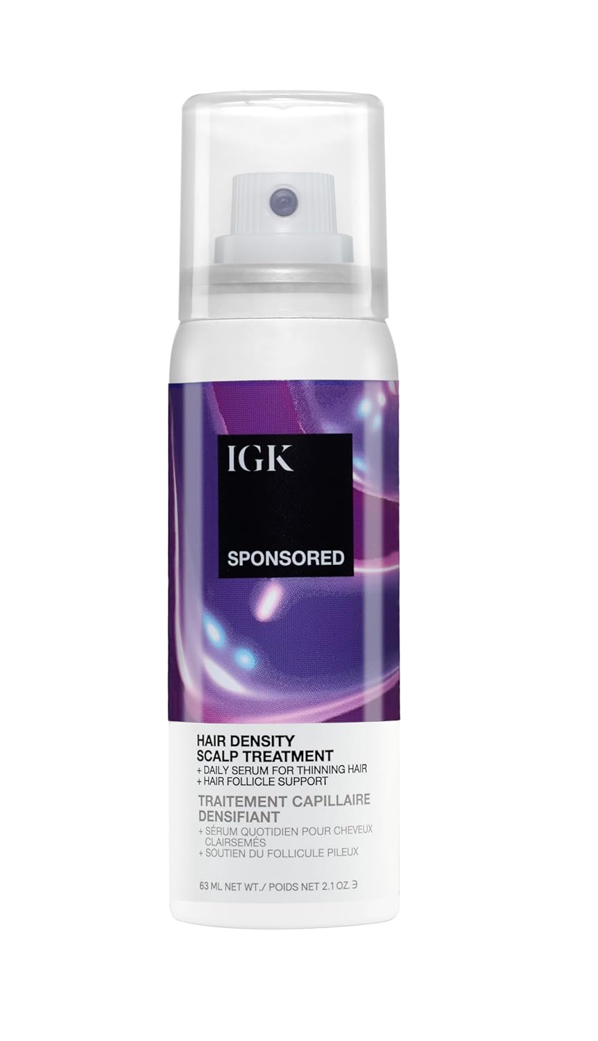 Igk Sponsored - Scalp Treatment For Hair Growth – Hair Thickening Serum For Women – Promotes Fuller, Thicker Hair – Scalp Serum For Hair Density And Thinning - 2.1Oz