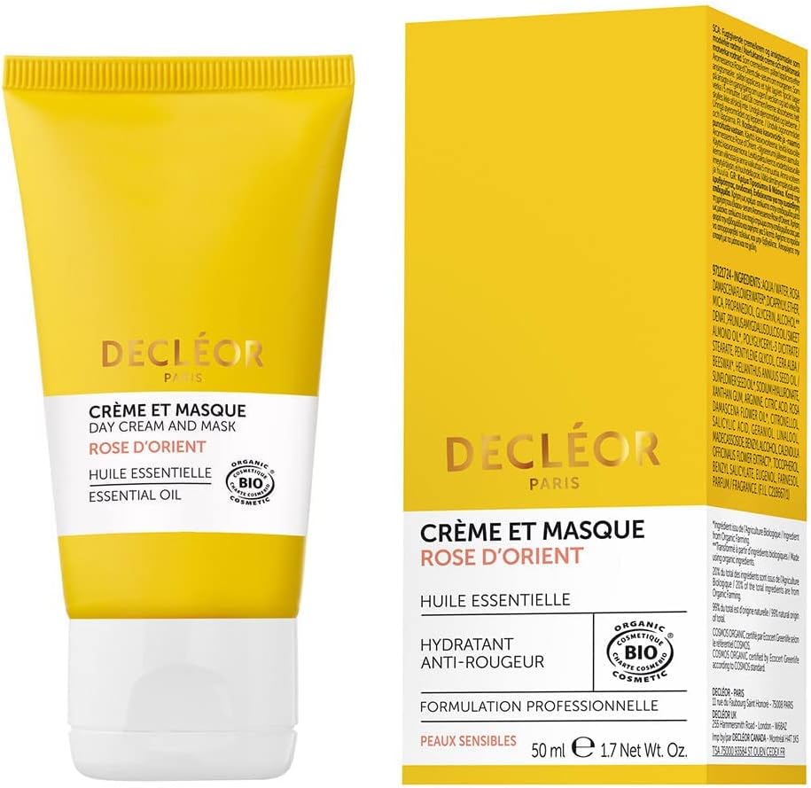 Decleor Day Cream And Mask Rose Damascena, 50 Ml