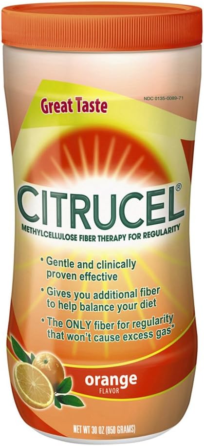 Citrucel Orange Laxative, 30 Oz : Health & Household