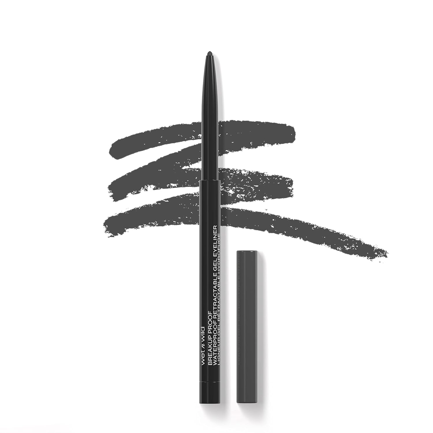 Wet N Wild Breakup Proof Waterproof Retractable Gel Eyeliner Charcoal