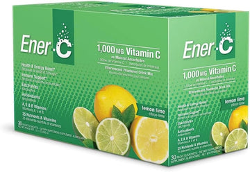 Ener-C Vitamin Drink Mix, Lemon Lime, 1000 Mg, 30 Count