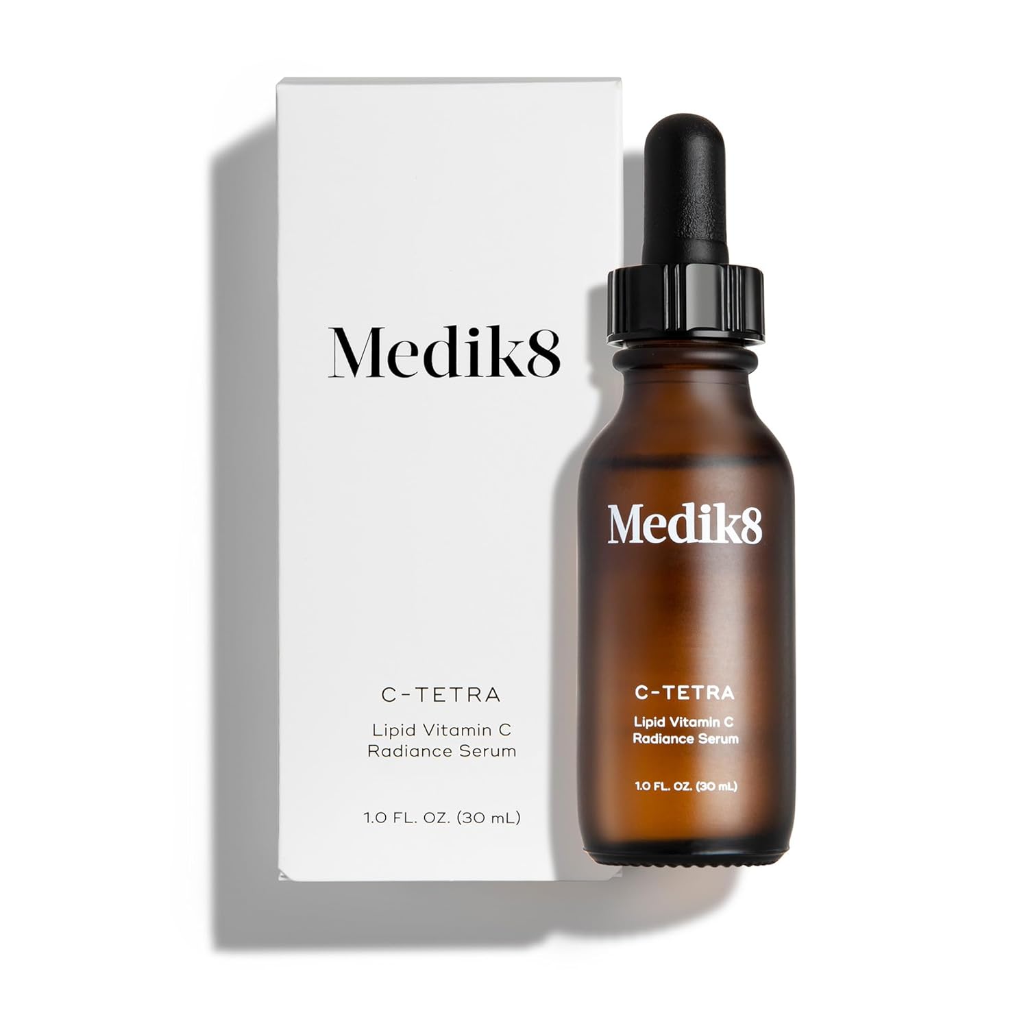 Medik8 C-Tetra Luxe - Brightening, Balancing, Plumping Daily Vitamin C Face Serum - Firms And Smooths Fine Lines And Wrinkles - With Squalane - 1.0 Oz