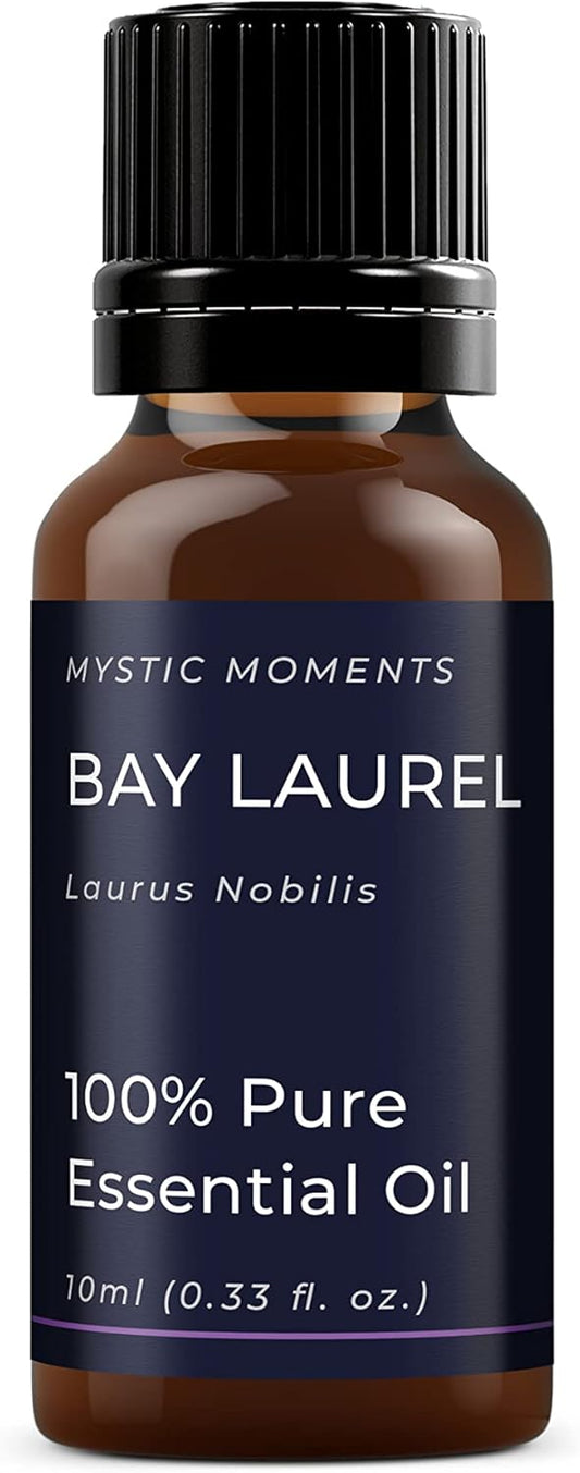 Mystic Moments | Bay Laurel Essential Oil 10ml - Pure & Natural oil for Diffusers, Aromatherapy & Massage Blends Vegan GMO Free