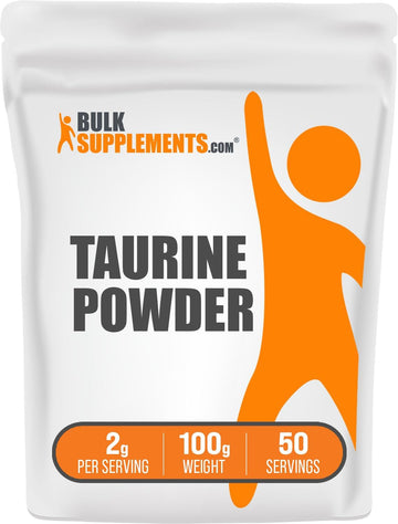 BULKSUPPLEMENTS.COM Taurine Powder - Taurine Supplement, Taurine 2000m