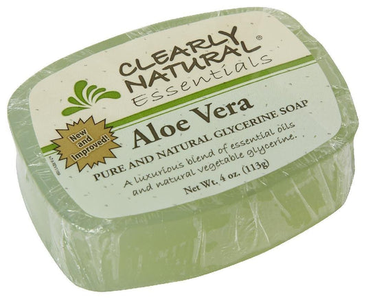 Clearly Natural Glycerine Bar Soap Aloe Vera - 4 Oz : Bath Soaps : Beauty & Personal Care
