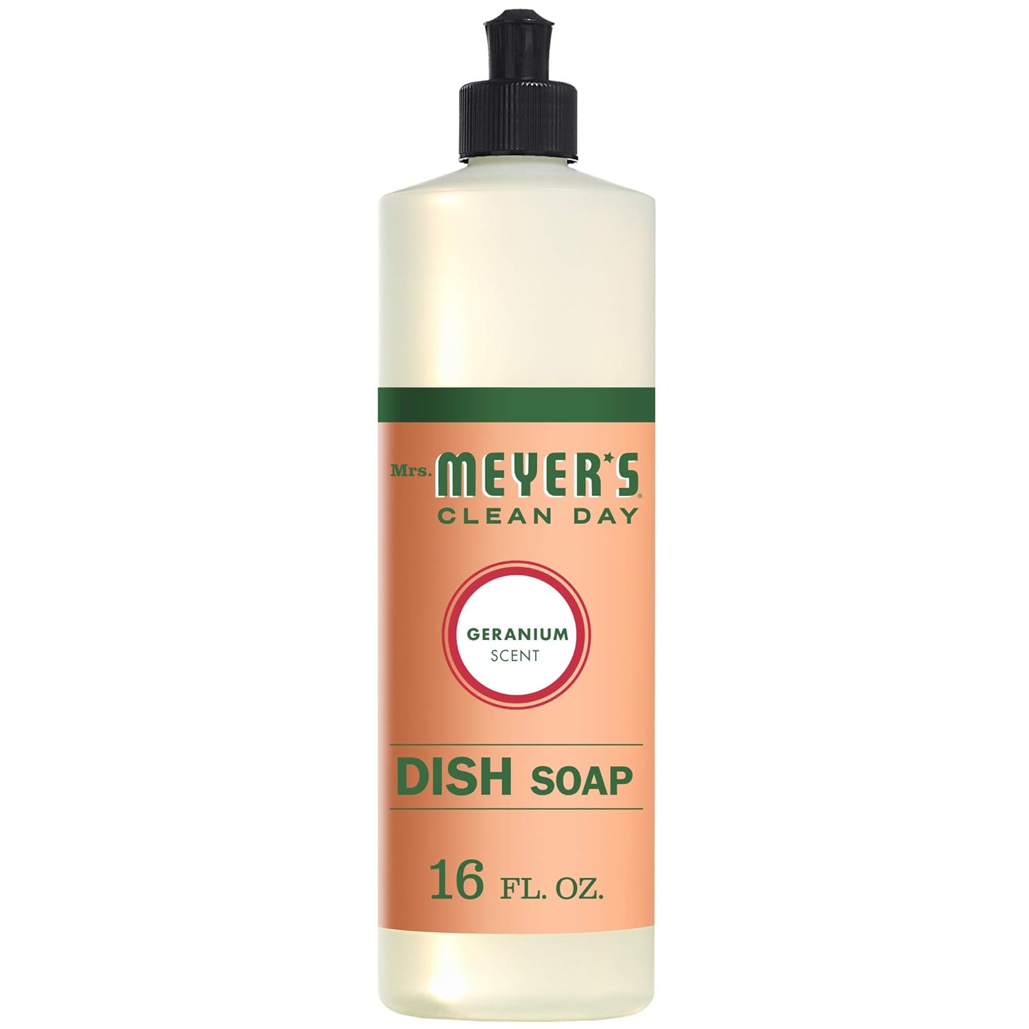 Mrs. Meyer's Liquid Dish Soap Geranium, 16 OZ