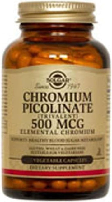 Chromium Picolinate 500mcg 120 Vcaps 3-Pack